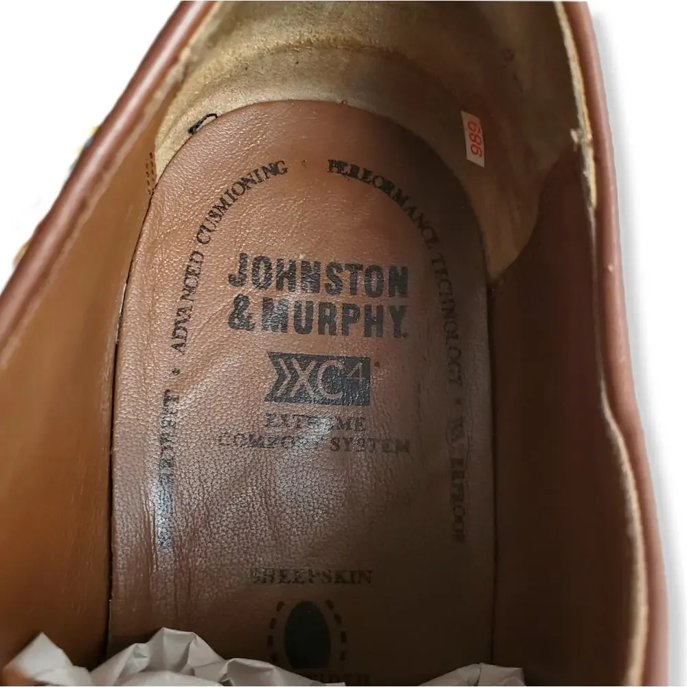 Johnston Murphy Branning XC4 Waterproof Cap Toe Oxford Shoe 7.5 Brown Classic
